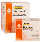 Thoracol Throat Drops (Lozenges) - Honey Lemon Flavor, Individually Wrapped, 50 per Box